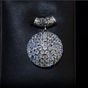 Moon Glow Moonstone Victorian Moonlight Pendant WITHOUT CHAIN